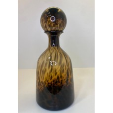 Vaso de Vidro Marrom P 